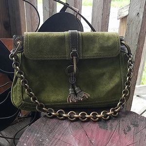 J.Crew Used little green handbag.